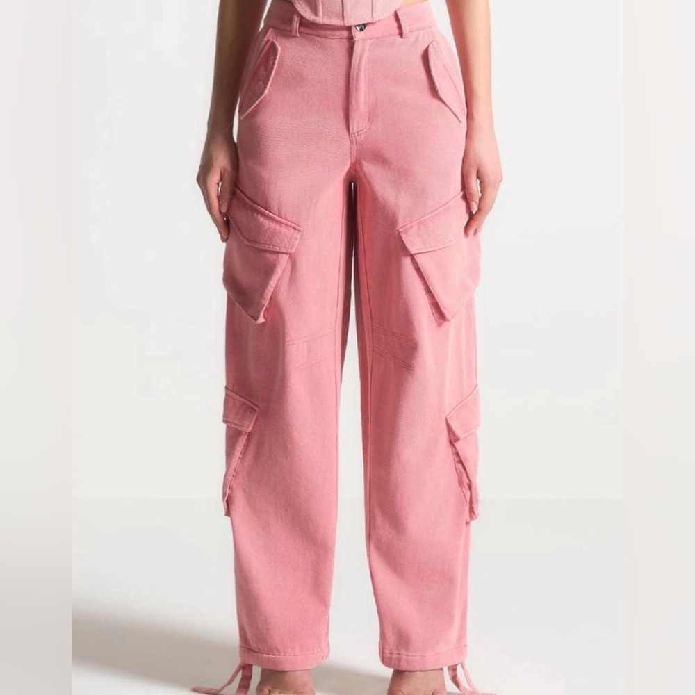 Pink Manier De Voir Cargo Pants